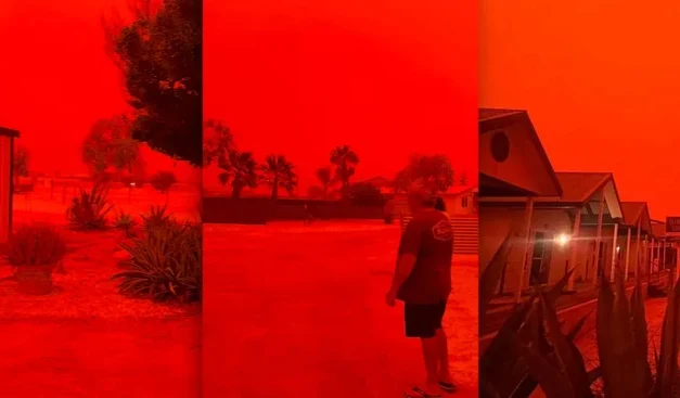 Langit Australia Menyala Merah Mengerikan, Ada Apa?