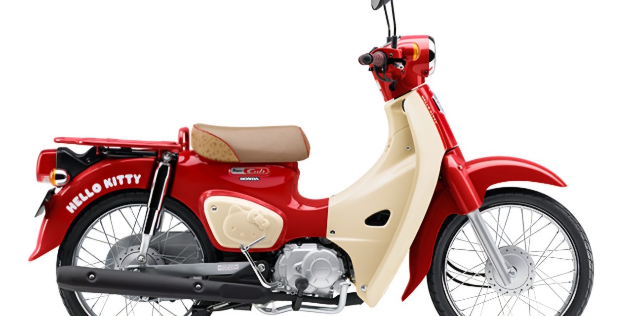 Kolaborasi Unik: Super Cub Bertema Hello Kitty Bikin Gemas