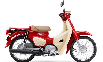 Kolaborasi Unik: Super Cub Bertema Hello Kitty Bikin Gemas