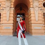 Kebaya Merah Agnes Rahajeng Aura Elegan Di Miss Supranational