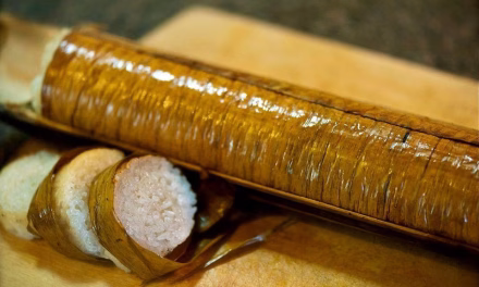 Leumeung Khas Banten, Kuliner Ketan Di Masak Dalam Bambu