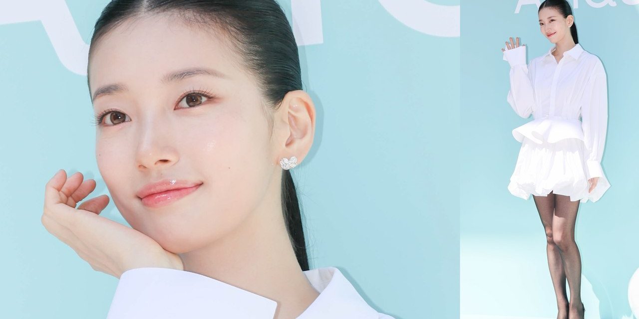 Suzy Pamer Gaya Elegan Dan Modis Di Acara Skincare